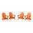 Laguna HDPE Folding Adirondack Chair-153412292