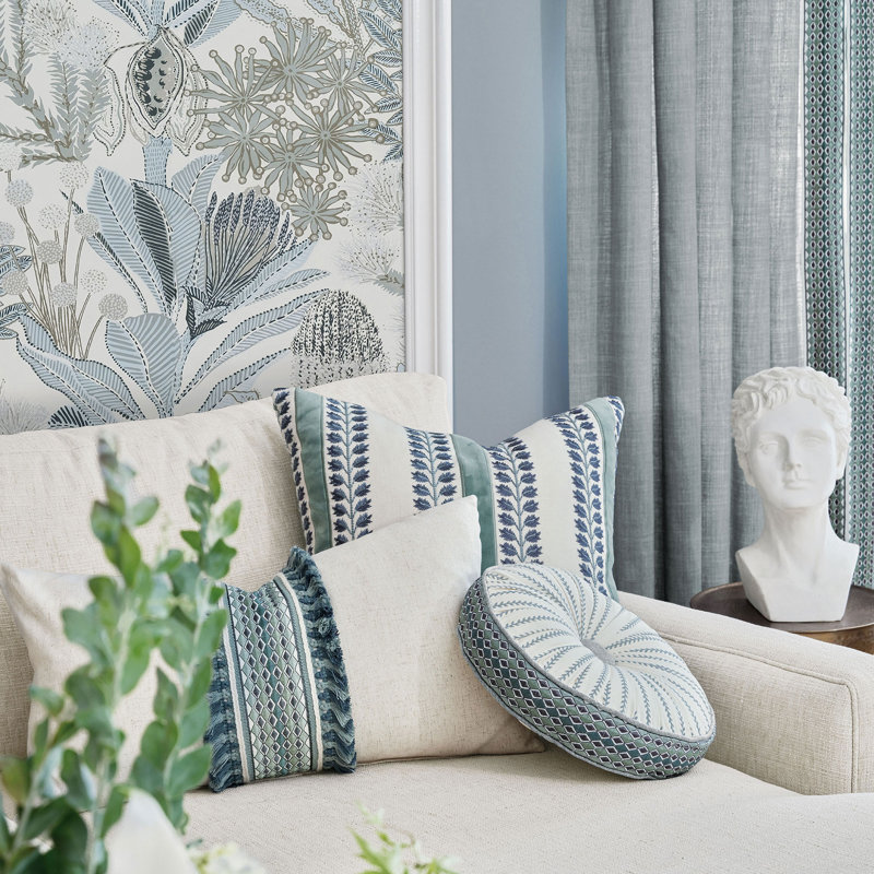 Highclere Button Tufted Decorative Pillow