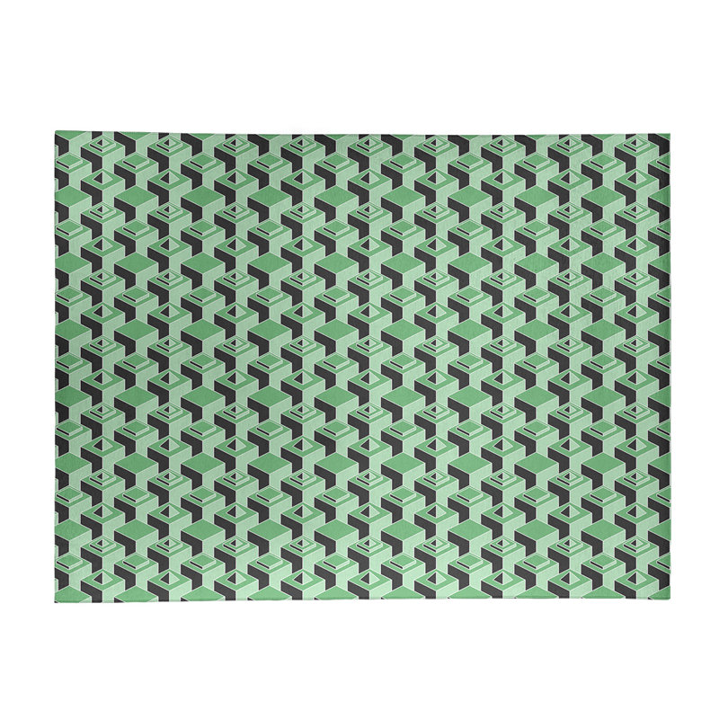 Chenille Geometric Indoor Rug, Rectangle 8' x 10'