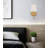 Ponta 1-Light Dimmable Metal Armed Sconce-1523578397
