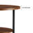 Lucylla Single Round Coffee Table with 2-Tier Storage-815613820
