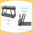 Metal Bunk Bed with Spdcial Support Leg Design, Low Profile Bunk Bed-1785059201