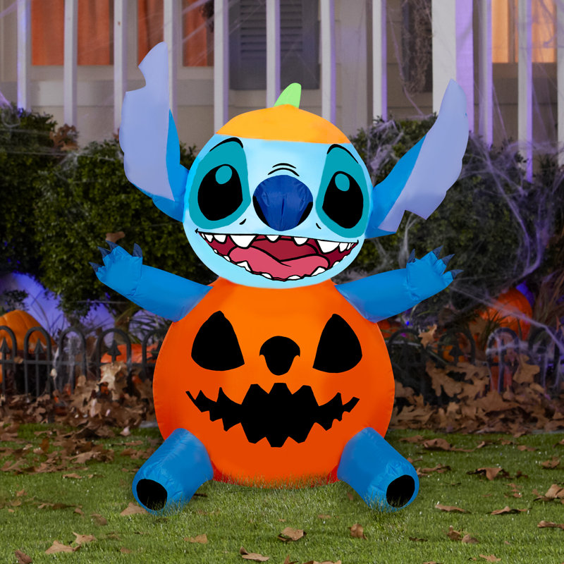 Airblown Stitch as Pumpkin Disney