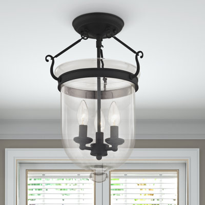 Plafonnier semi-encastré 3 lumières Husman