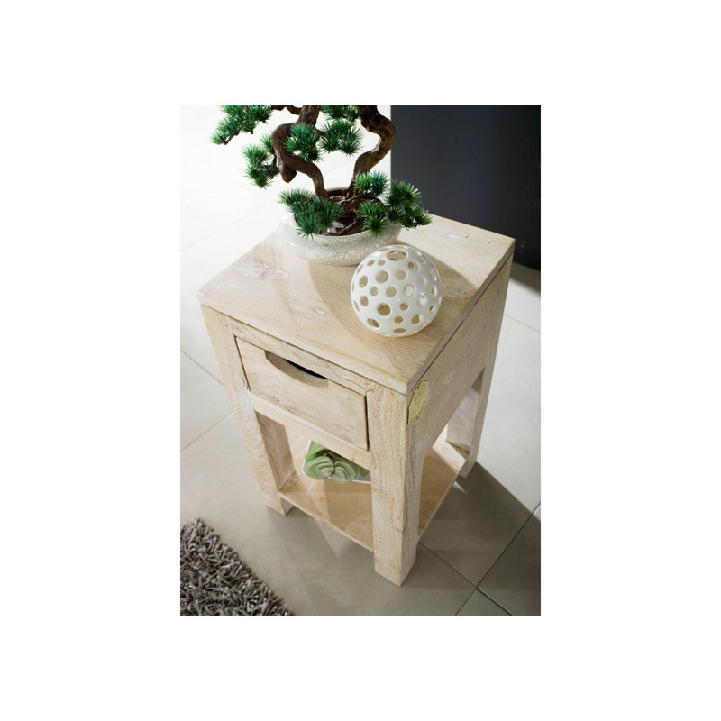 Nature Solid Wood End Table