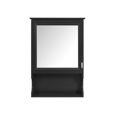 20-Inch Wall-Mounted Bathroom Storage Cabinet With Mirror And Cabinet Doors