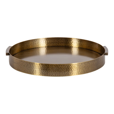 Yasmine Hammered Metal Tray