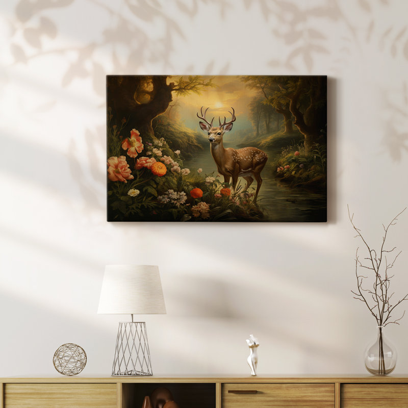 Animaux, série de paysages, H 12 po x l 18 po