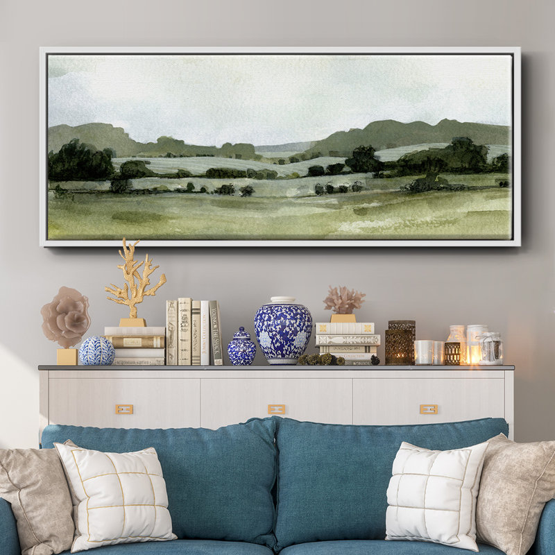 Vert Landscape III- Framed Canvas
