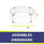 Pare-feu rond pour foyer (verre)-22103766