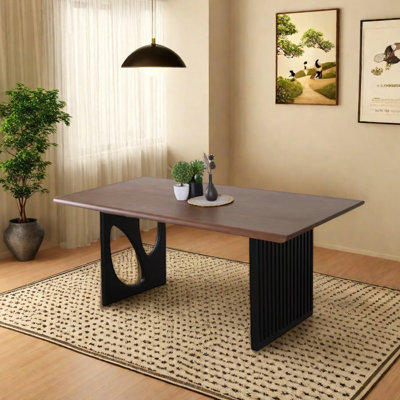 Grande table Novel multifonctionnelle en bois massif