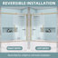 Portes de douche et de baignoire - l 59,00 po x H 60 po-97615866