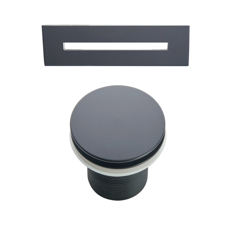65'' x 29'' Soaking Acrylic Bathtub, Matte Black