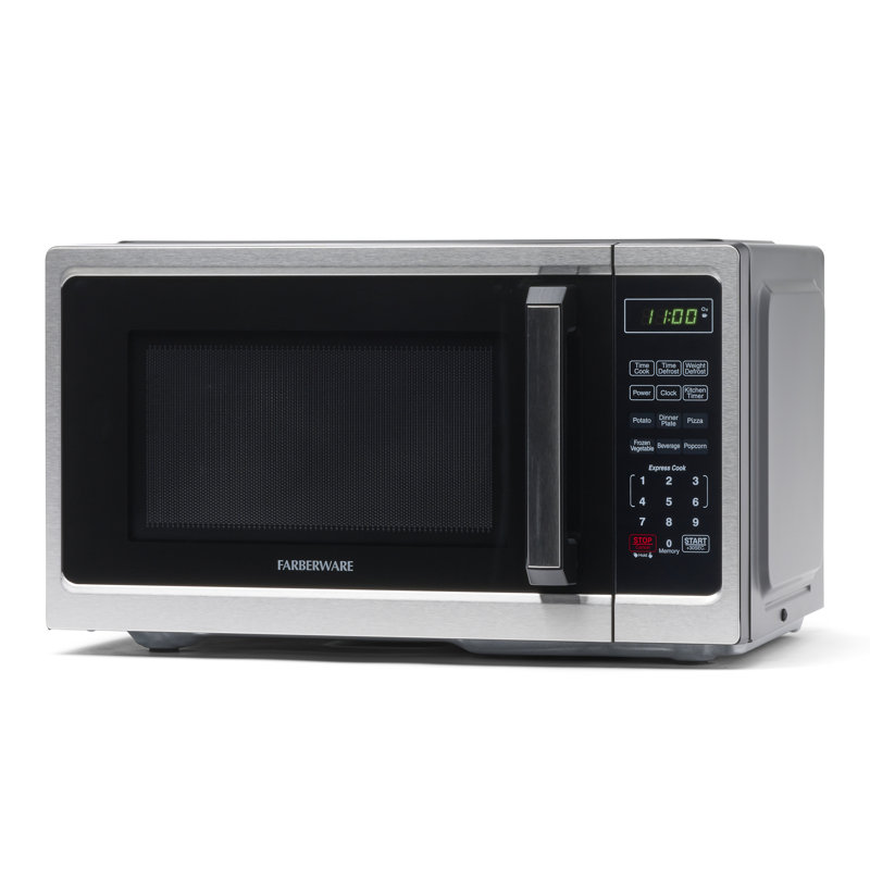 Farberware 18.6'' 0.9 Cubic Feet cu. ft. Countertop Microwave