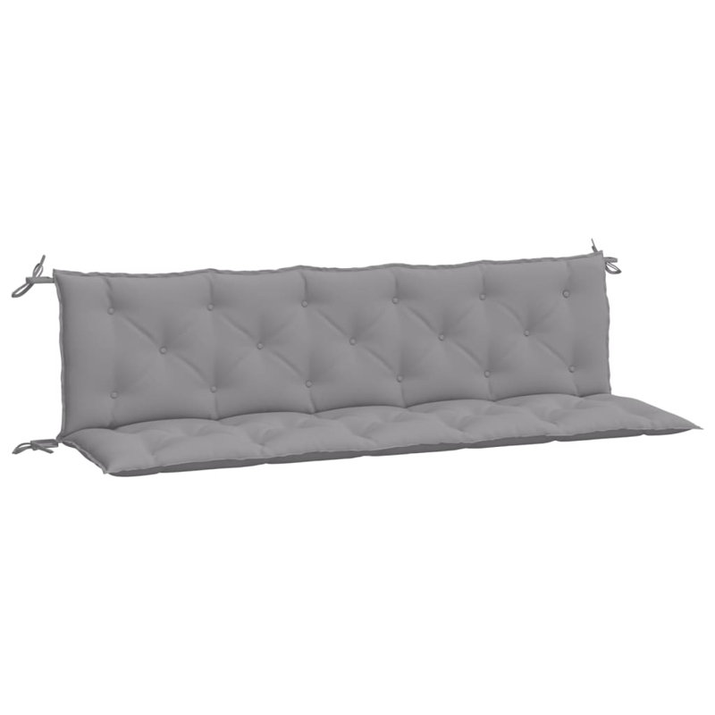 Outdoor 2.8'' Bench Seat / Back Cushion, 70.9" x 19.7", Gray