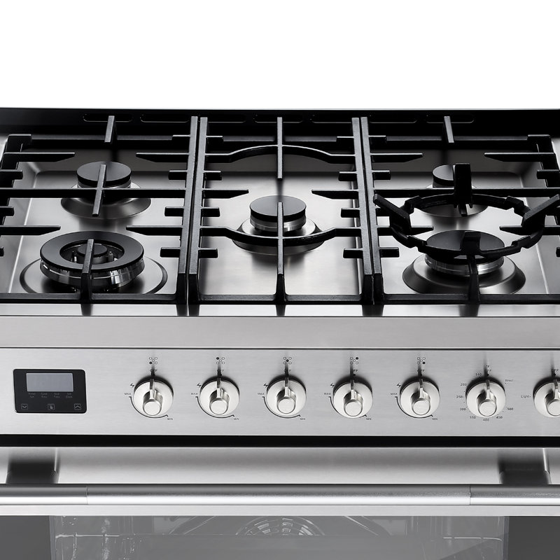 Empava 30" Stainless Steel Convection Gas Range with 5 Burners