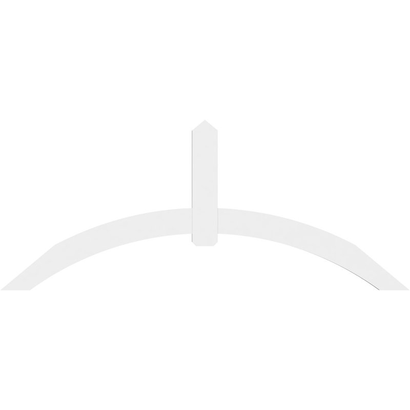 Support pour pignon en PVC Archdale, H 40 po x l 96 po (pas : 10/12), P 2 po x F 6 po