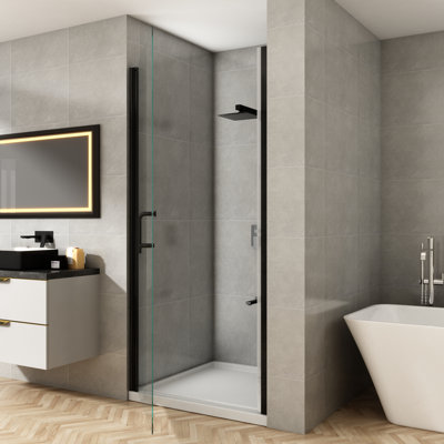 Pivot Frameless Glass Shower Door With SGCC Certified Glass