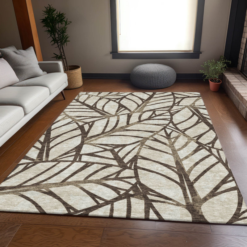 Tapis intérieur / extérieur Neysa, Rectangle 2 pi 6 po x 3 pi 10 po