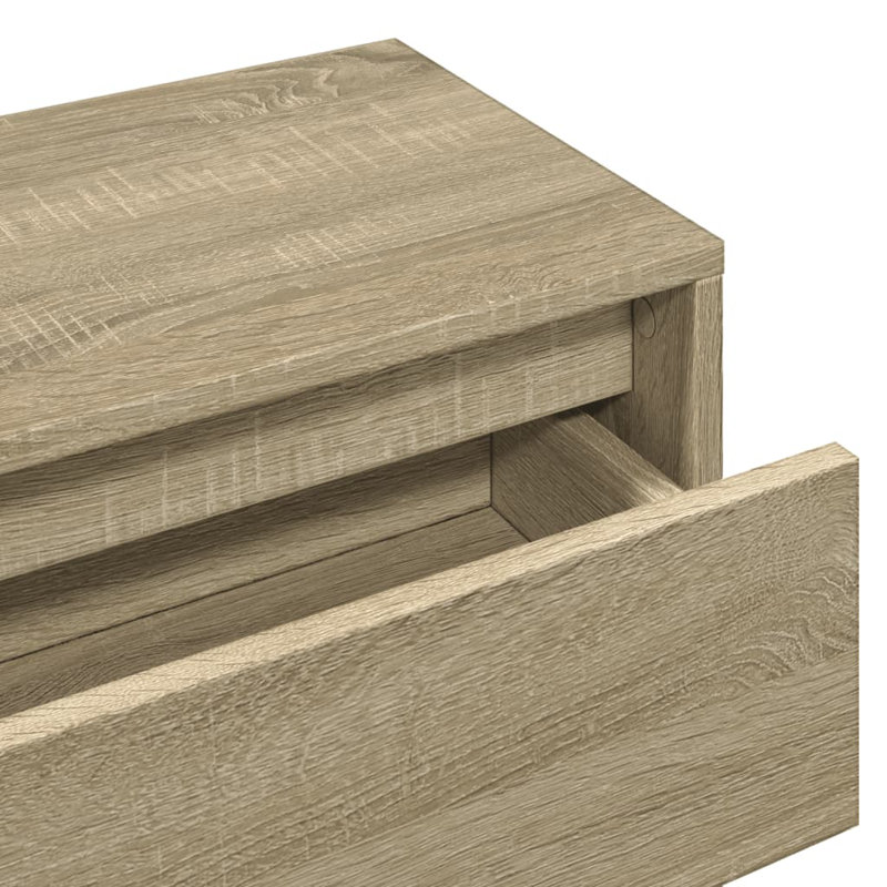 4 Piece Hallway Furniture Set Engineered Wood, Sonoma Oak