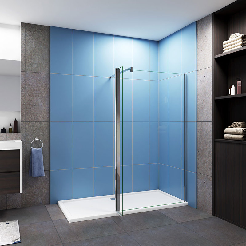Glenlee 1850mm H Walk In Glass Screens with Glass, 1000mm