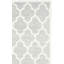 Tapis géométrique en polypropylène tissé à la machine gris clair / beige Ammundsen-271740035