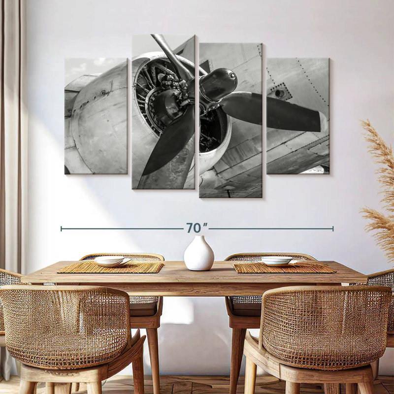 Plane Propeller, 42" H x 68" W