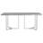 Savona Grey Faux Marble Rectangular Dining Table