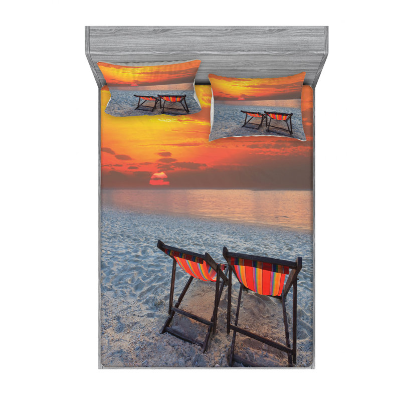 Microfiber Sheet Set, Full Sheet Set with Fitted Sheet