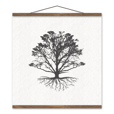" Silhouette Tree Roots "
