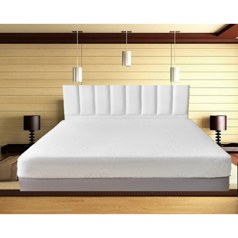 Ailsun Plain Weave / Muslin Fitted Sheet, White, Super King (6')
