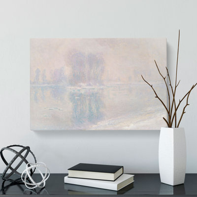Ice Floes by Claude Monet - Wrapped Canvas Painting