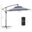 Raylee 295cm Lighted Cantilever Parasol-690134572