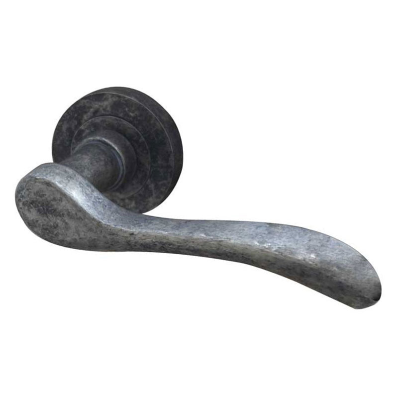 Turin Passage Door Handle, Rustic