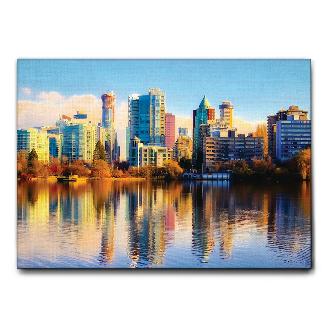 Kunstdruck Vancouver Reflex von Giallobus