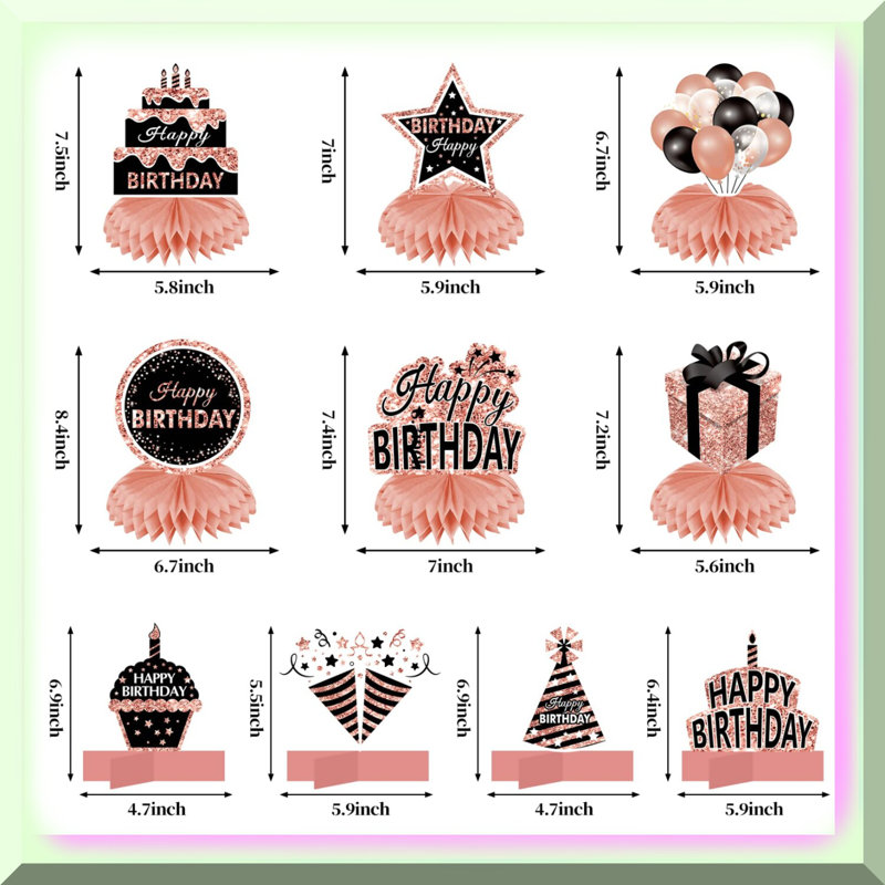 45th Birthday Glitter Confetti Set 200pcs