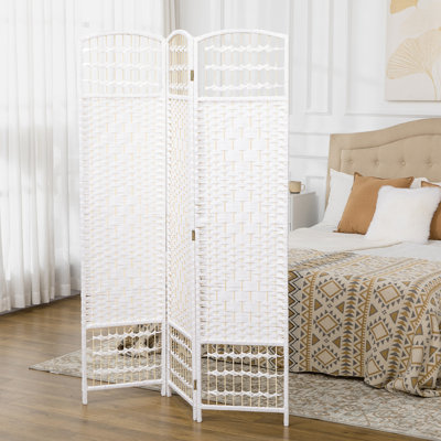 Alaudin Solid Wood Folding Room Divider