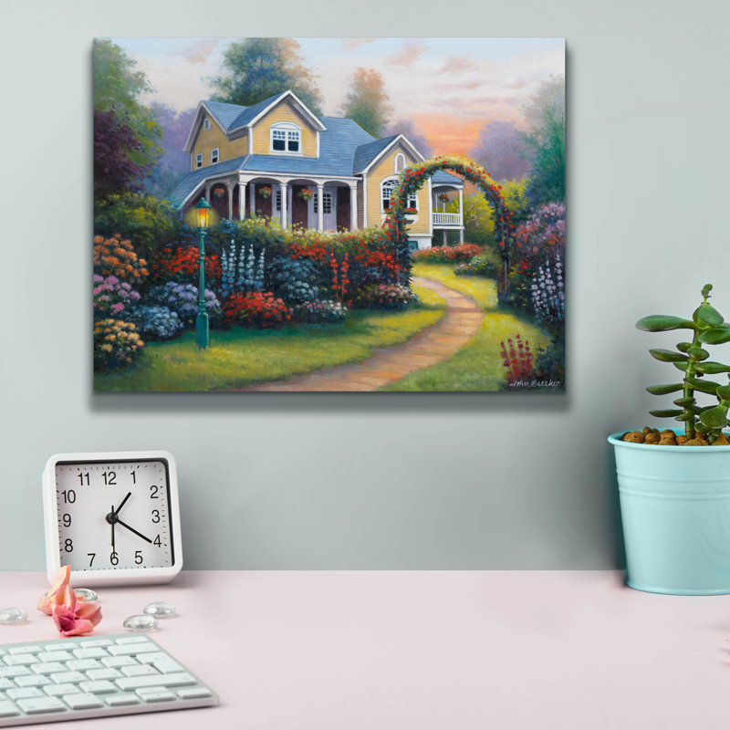 «Delightful Glow» par John Zaccheo, H 12 po x l 16 po x P 0,75 po