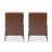 Mid-Century Modern Leatherette Armchair With High Back And Padded Arms-1504232739