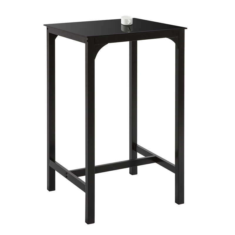 Bim Glass Top Metal Base Dining Table