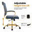 Fauteuil de bureau pivotant en cuir Naudain-58177232-132200685