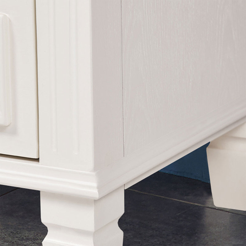 Banc rembourré blanc, 18.9" H x 47.24" W x 13.78" D