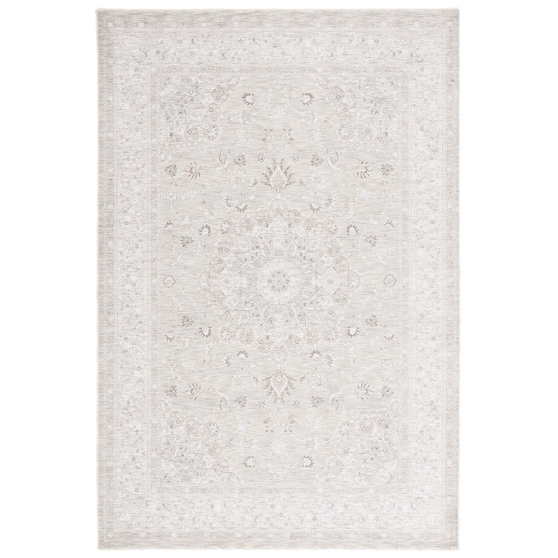 Mason Light Gray and Green Wool Runner Rug