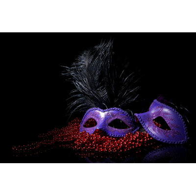 Ballantine Mask - Wrapped Canvas Print