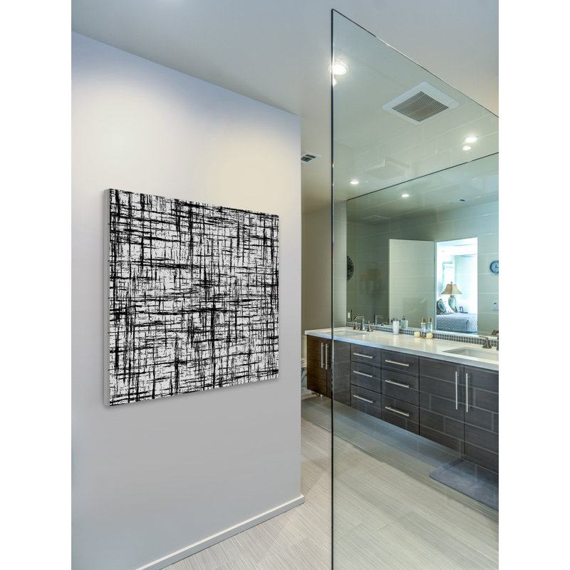 « esthétique esthétique », reproduction de peinture à l’acrylique sur bois blanc, H 18 po x l 18 po