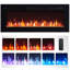 FLAMEKO Wilton Electric Fireplace, Wall Mounted, Recessed, Logs & Crystals Included, 9 Colour Flame Effect, 1.8kW Heater-1073698359