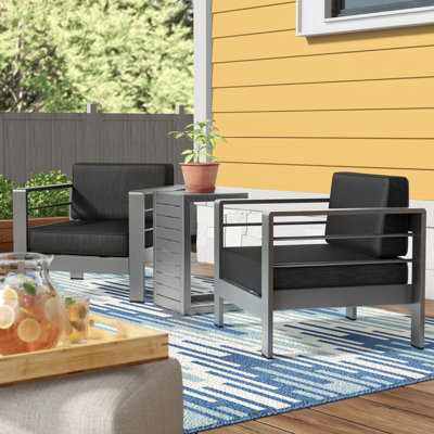 Caggiano 2 - Person Patio Conversation Set