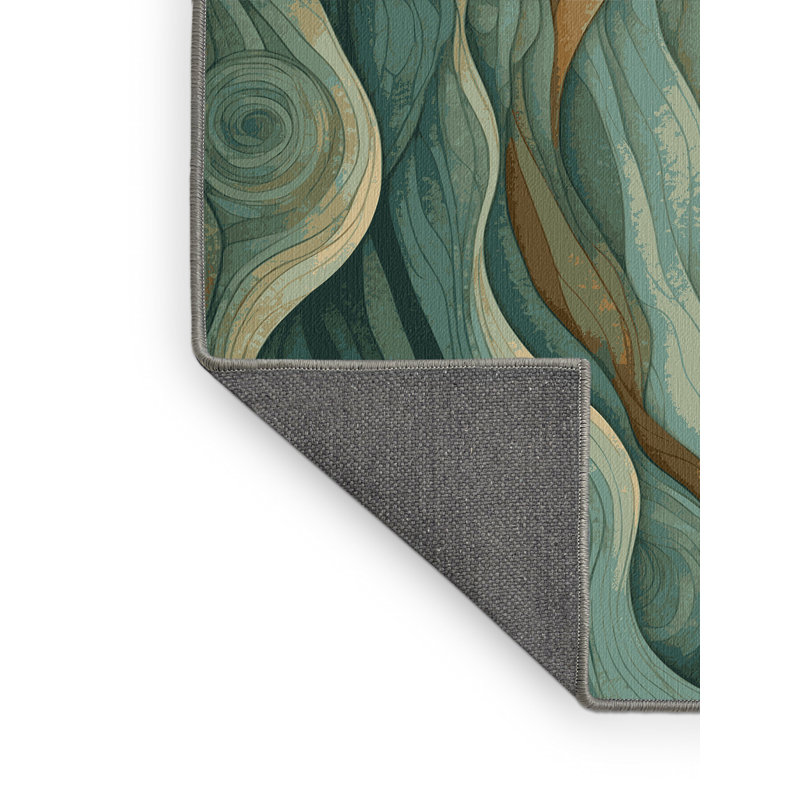 Nebula Glow Rug, Round 7'