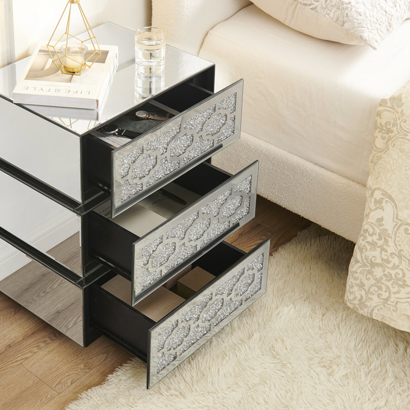 13.93 " W Bedside Cabinet Nightstand