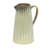 Stoneware Ribbed Pitcher With Reactive Glaze-1719234842